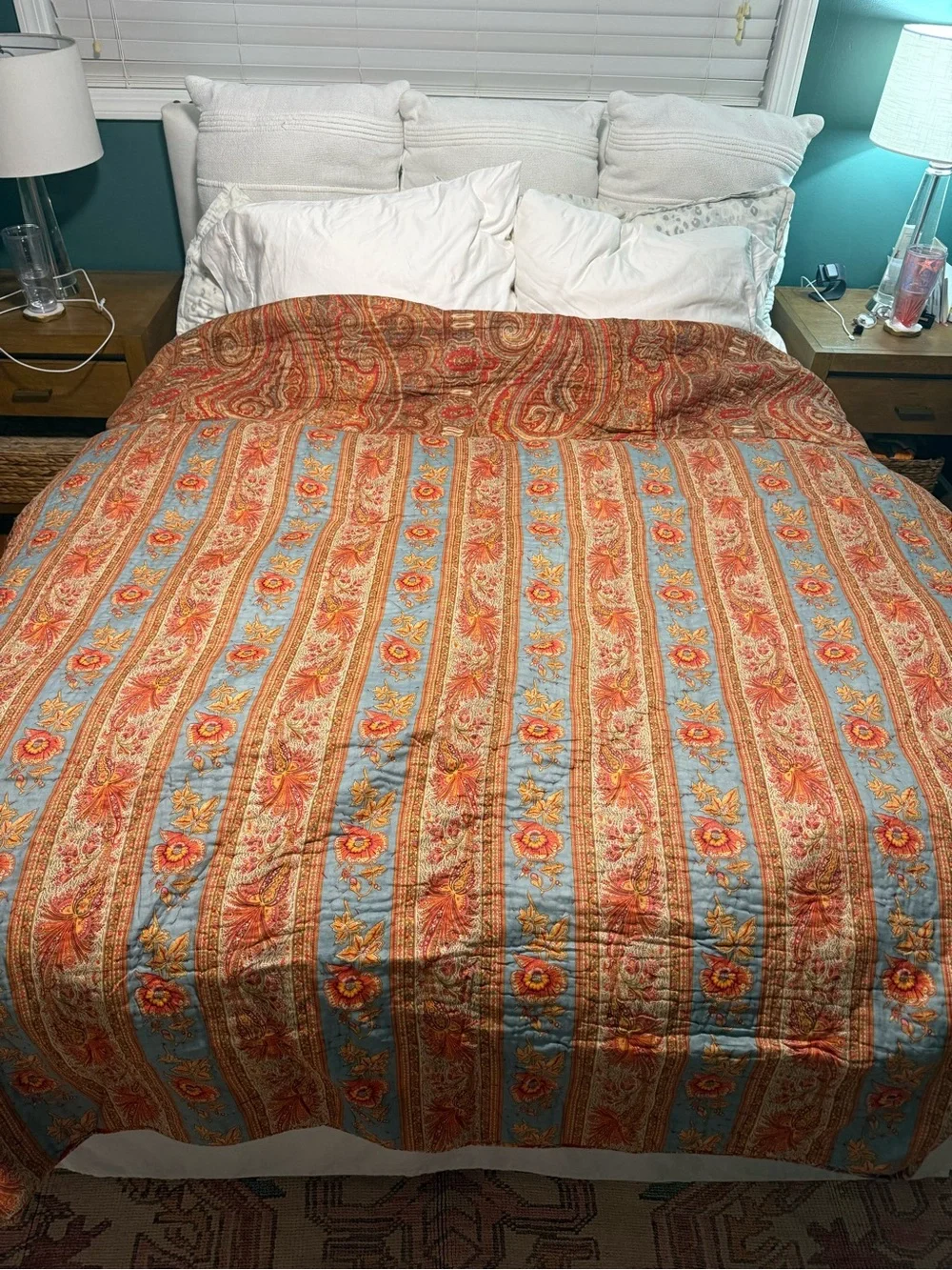 Pottery Barn reversible quilt